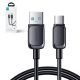 4. Joyroom Multi-Color Series A14 USB-A/USB-C 3A-Kabel 1,2 m – Schwarz