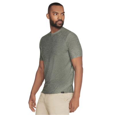 3. Skechers Go Dri All Day Tee TS107-GNBK Grün L
