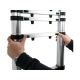 10. VOREL Aluminium-Teleskopleiter 3,8 m 13 Stufen