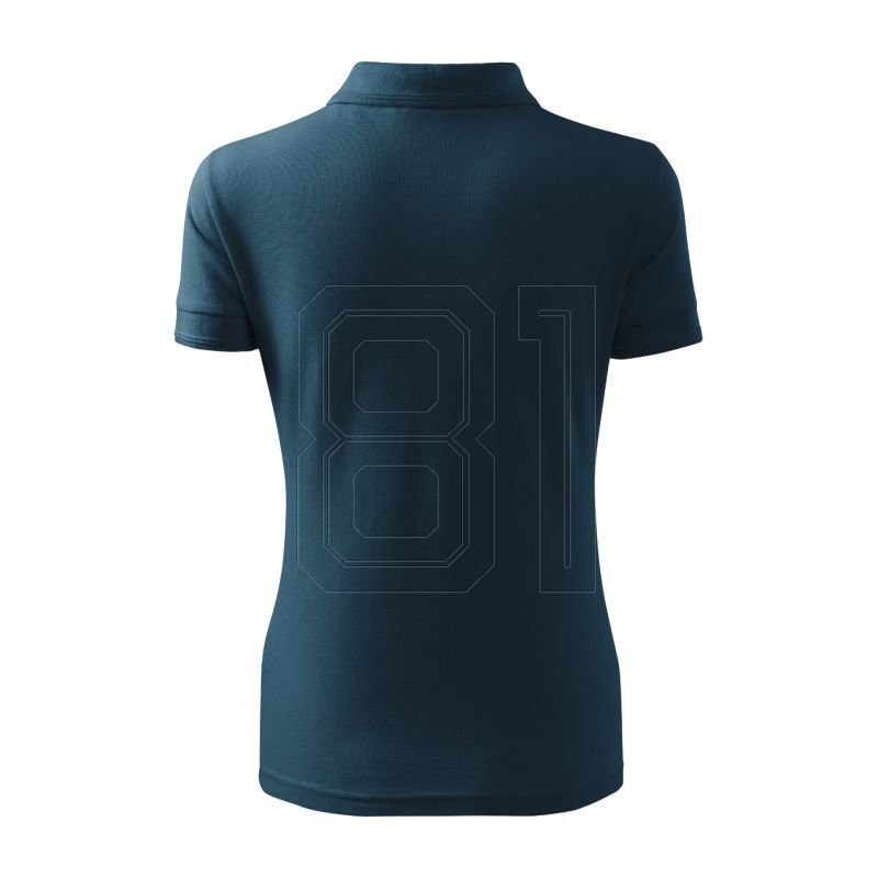 3. Malfini Pique Polo Free W MLI-F1002 Marineblaues Poloshirt