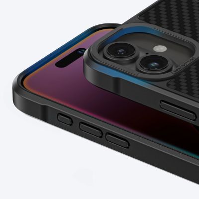 7. AmazingThing Titan Max Case mit 1500D Aramidfasern für iPhone 16 - Schwarz
