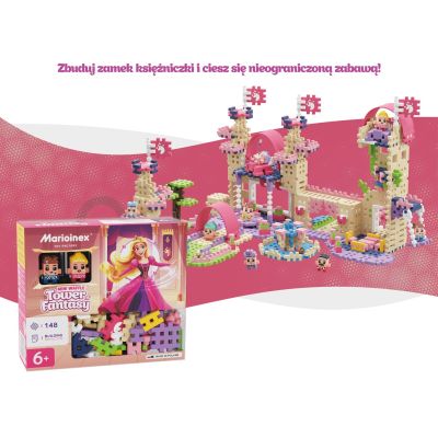 9. MARIOINEX Mini-Waffel-Prinzessinnenturm der Fantasie, 148 Teile
