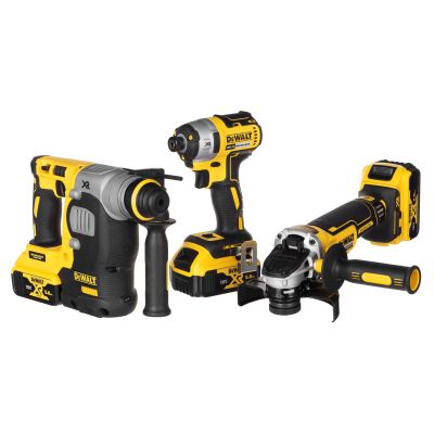 30. DEWALT DCK305P3T Elektrowerkzeug-Kombinationsset (DCF887+DCH273+DCG405)