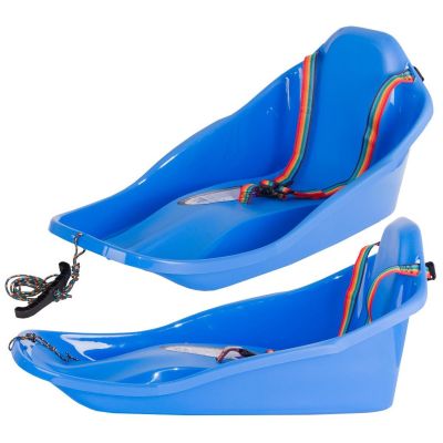 6. PLASTIK MINI TOPO BLAUER SCHLITTEN