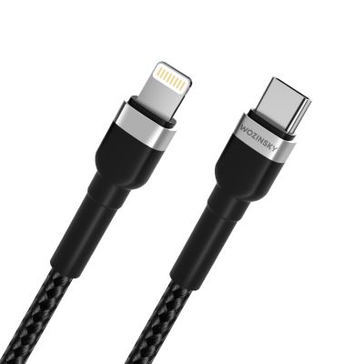4. Wozinsky WNBCL2 Lightning / USB-C PD 30W Kabel 2 m - Schwarz