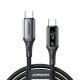 Joyroom S-A60 StarTalk 100W USB-C - USB-C-Kabel 1,2 m - Schwarz