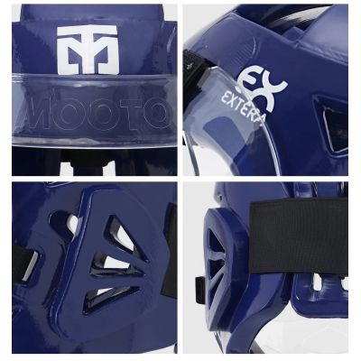 8. Extera 3 Pro World Taekwondo (WT) Helm mit Gesichtsschutz | MOOTO