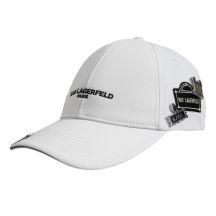 Karl Lagerfeld Paris Strapback-Cap, weiß - L5WH7947-wht