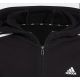 3. adidas Essentials 3-Streifen-Kapuzenpullover mit durchgehendem Reißverschluss Jr IC3634