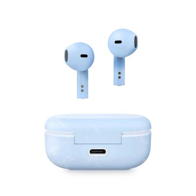 5. Energy Sistem Senshi Eco True Wireless Stereo (TWS) In-Ear-Headset für Anrufe/Musik/Sport/Alltag, Bluetooth, Hellblau