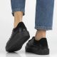 6. Schwarze Damen-Plateau-Sneaker aus Leder, Filippo DP6119