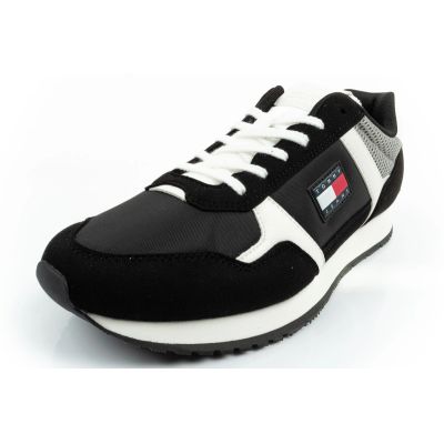 3. Tommy Hilfiger Herren TJM Runner Freizeit-Sneaker, schwarz
