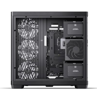 17. Jonsbo TK-4 Gehäuse, Midi-Tower, ATX, Tempered Glass – schwarz