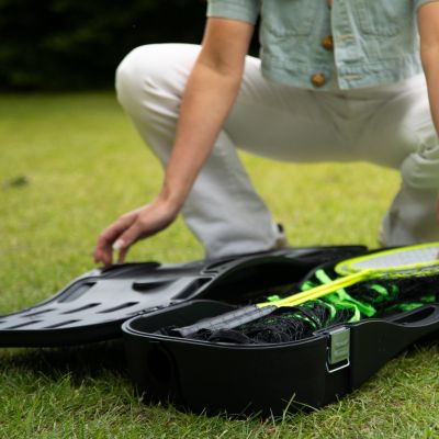 18. VIRTUFIT 2-IN-1 TRAGBARES BADMINTON- UND TENNISSET - INKLUSIVE TASCHE UND SCHLÄGER