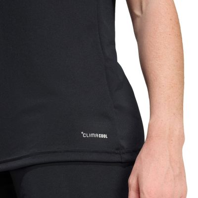 5. Damen-T-Shirt adidas Entrada 26 Jersey Schwarz JZ2492