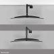 16. Neomounts DS70PLUS-450BL1 Monitorhalterung/Ständer 124,5 cm (49") Schreibtisch Schwarz