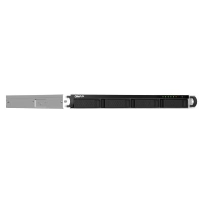 3. Qnap TS-464U-RP-8G, 1U, 4 x 2,5"/3,5" SATA, Intel Celeron N5105/N5095 4C/4T, 8 GB RAM (nicht erweiterbar), 2 x 2,5-GbE, redundantes Netzteil