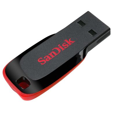 14. SanDisk Cruzer Blade SDCZ50-128G-B35 USB-Stick (128 GB; USB 2.0; Schwarz)