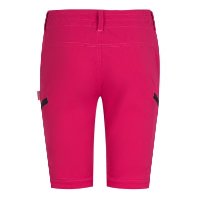 4. Kinder Zip-Off-Hose für Jungen/Mädchen Trollkids Kids Kjerag Zip-Off Pants rubine/anthracite (177-405)