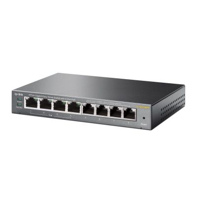 7. Switch TP-LINK TL-SG108PE (8x 10/100/1000Mbps)