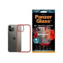 PanzerGlass Mandarin Clear Case für iPhone 12 / 12 Pro - Transparent Rot