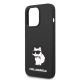 6. Karl Lagerfeld Choupette-Silikonhülle für iPhone 14 Pro Max – Schwarz