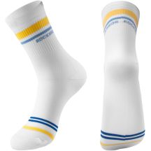 Rockbros Sportsocken weiß/gestreift Größe L
