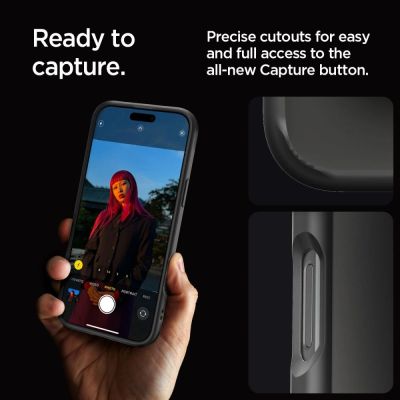 11. Spigen Ultra Hybrid-Hülle für iPhone 16 Pro Max – Mattschwarz