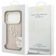 8. Guess Grained Big 4G & Stand Camera Case für iPhone 17 Pro - Pink
