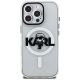 3. Karl Lagerfeld IML Karl Sketch Logo MagSafe Hülle für iPhone 16 Pro - Transparent