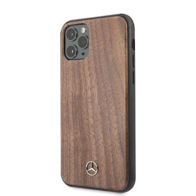2. Mercedes Wood Line Walnut Case für iPhone 11 Pro Max - Braun