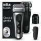 Braun Series 8 8567cc Folienrasierer Trimmer Schwarz, Silber