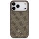 3. Guess 4G Small Classic Logo MagSafe Hülle für iPhone 17 Pro Max – Braun