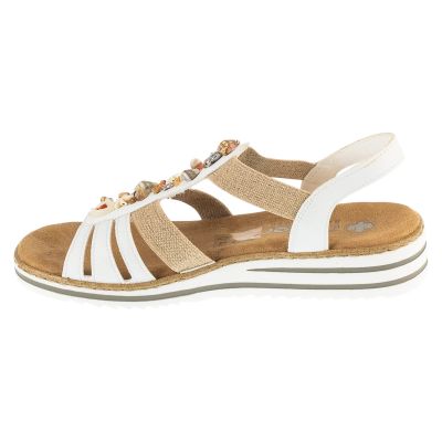 2. Rieker Sandalen V0656-80 Weiß 36