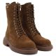 4. Damen-Ankle-Boots aus Leder, Wildleder, Kamel, Big Star UU274611