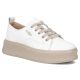 Leder-Plateau-Sneaker, weiß, Filippo DP6122