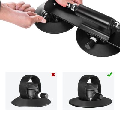 3. Rockbros XP1001 Dachträger mit Saugnäpfen für 1 Fahrrad – Schwarz