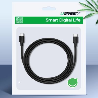 13. Ugreen US286 USB-C – USB-C PD QC 3A 480 Mbit/s Kabel 1,5 m – Schwarz