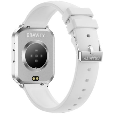 15. Smartwatch Gravity Silbernes Armband + Armband GT44-4