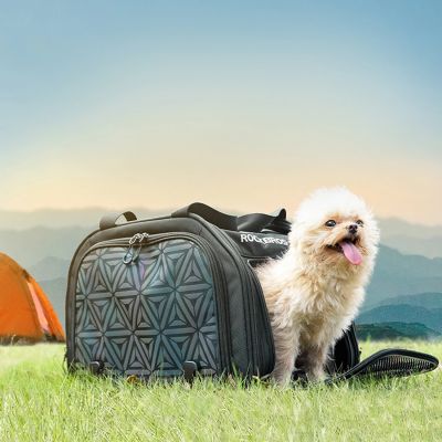 8. Rockbros 30140028001 Transport-Fahrradtasche für Katzen und Hunde – Schwarz