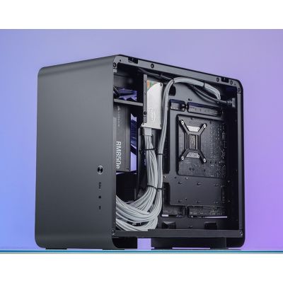 10. Jonsbo U4 Mini Mesh Micro-ATX Gehäuse - Schwarz