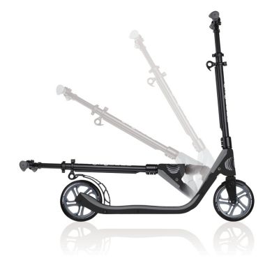 16. Globber ONE NL 205 City-Scooter / Schwarz-Anthrazit 477-100