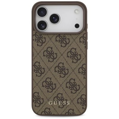 3. Guess 4G Classic Case für iPhone 17 Pro Max - Braun