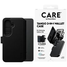 CARE by PanzerGlass Tango 2in1 Brieftaschenhülle für Samsung Galaxy S26 - Schwarz