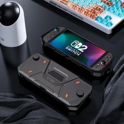 11. Tech-Protect Carbonox-Hülle für Nintendo Switch 2, Schwarz