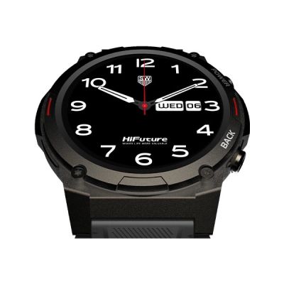 4. HiFuture FutureGo Mix2 Smartwatch - Schwarz