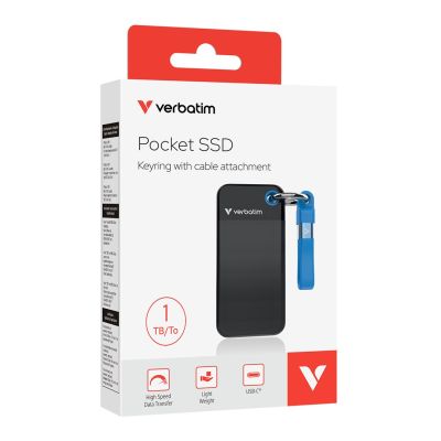2. Verbatim Pocket SSD 1 TB USB 3.2/Blau (Einzelhandel)