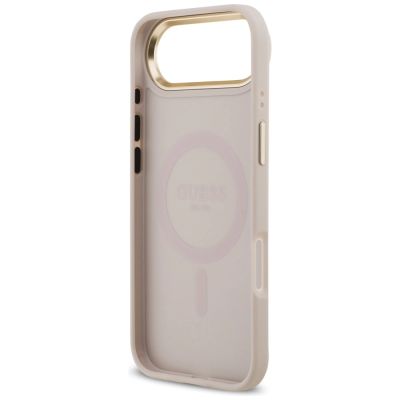 7. Guess 4G PU Classic Logo MagSafe Hülle für iPhone 17 Air - Pink