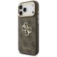 2. Guess 4G Big 4G Classic Logo Big Strap Metal Buttons Case für iPhone 17 Pro Max - Braun