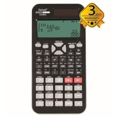 2. Rebell SC2080S Taschenrechner, wissenschaftlich, Schwarz